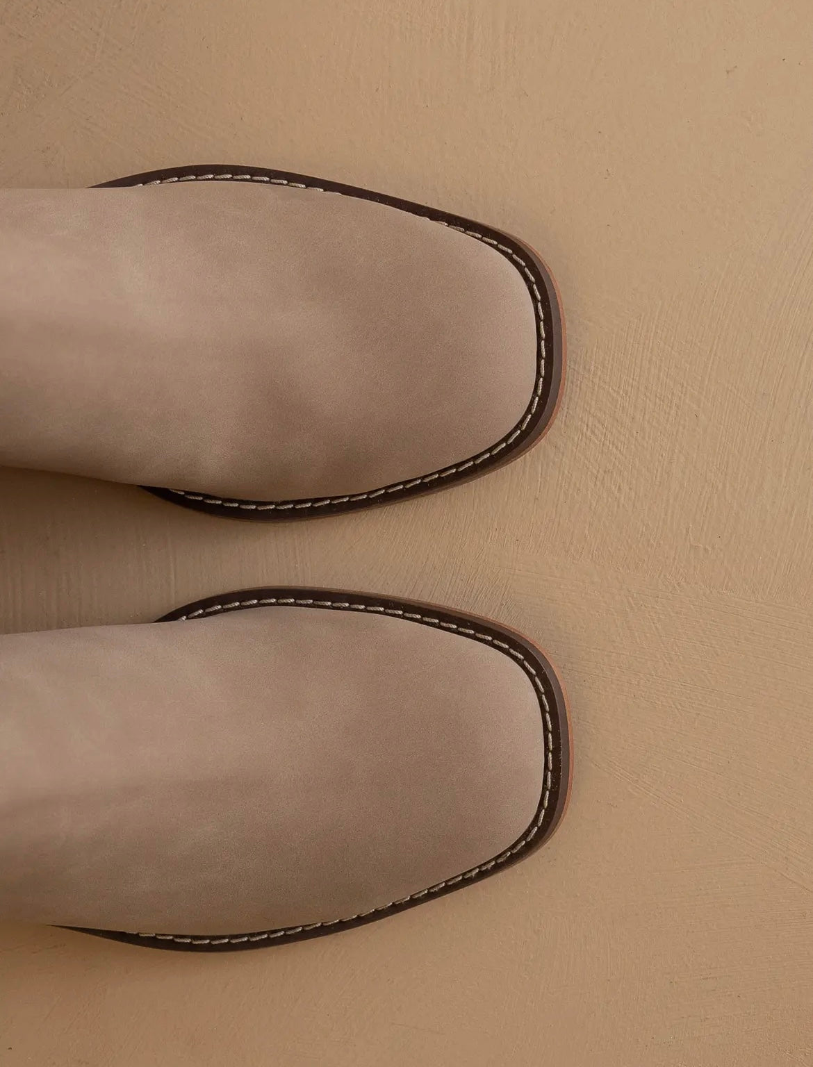 Cedar Wood Block Heel Bootie