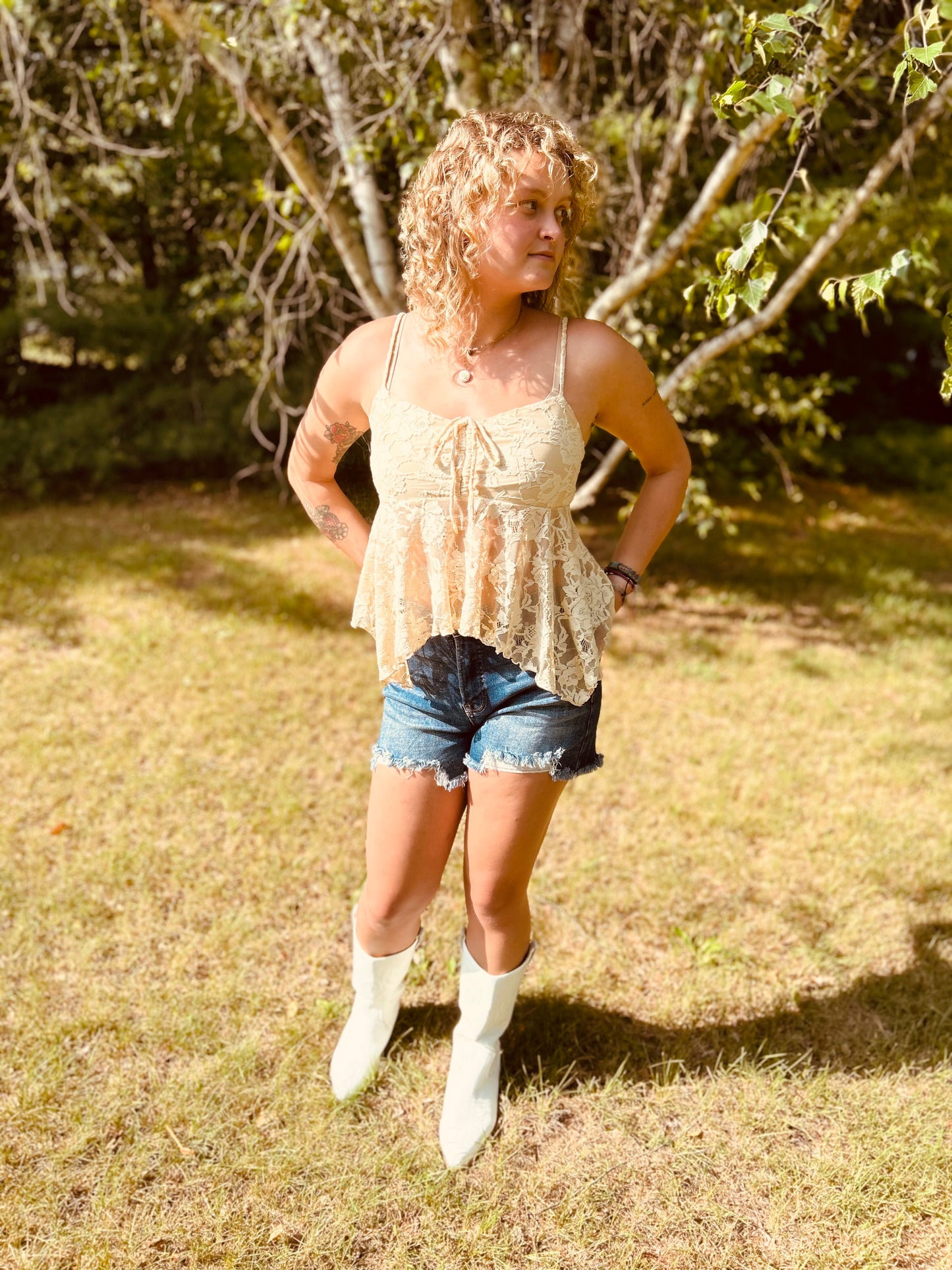 Willow Garden Lace Top
