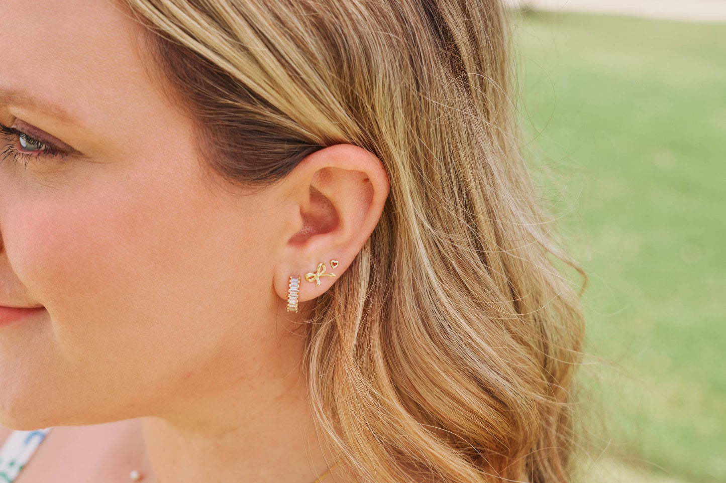 Small Diamond Huggies