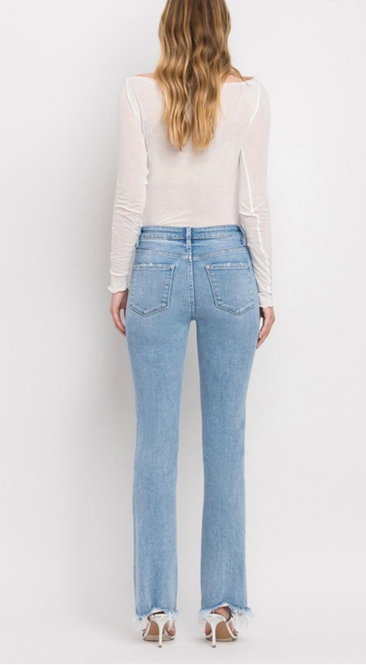 High Rise Bootcut Jeans