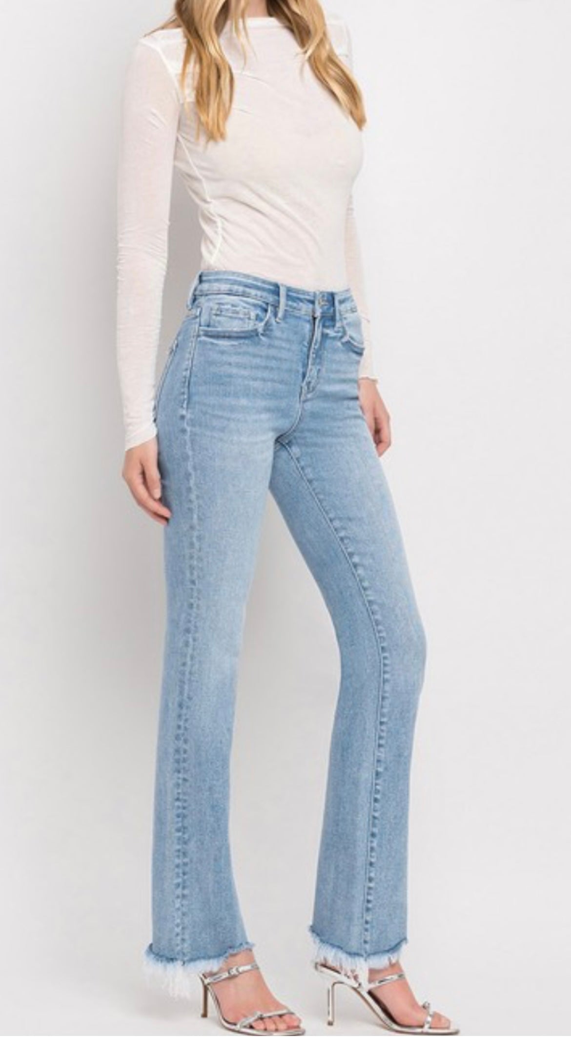 High Rise Bootcut Jeans