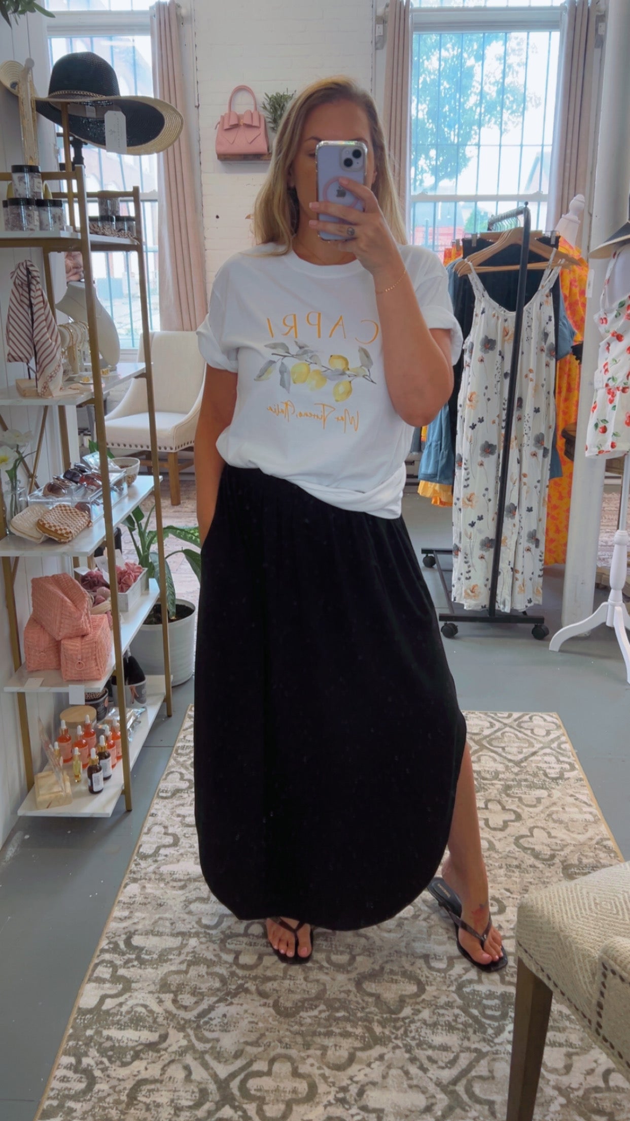 Capri Lemon Graphic Tee