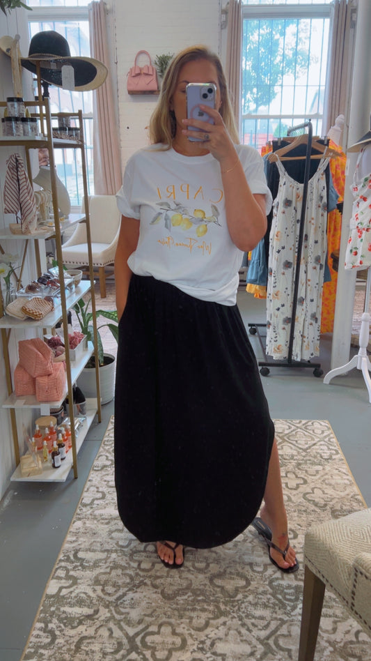 Capri Lemon Graphic Tee