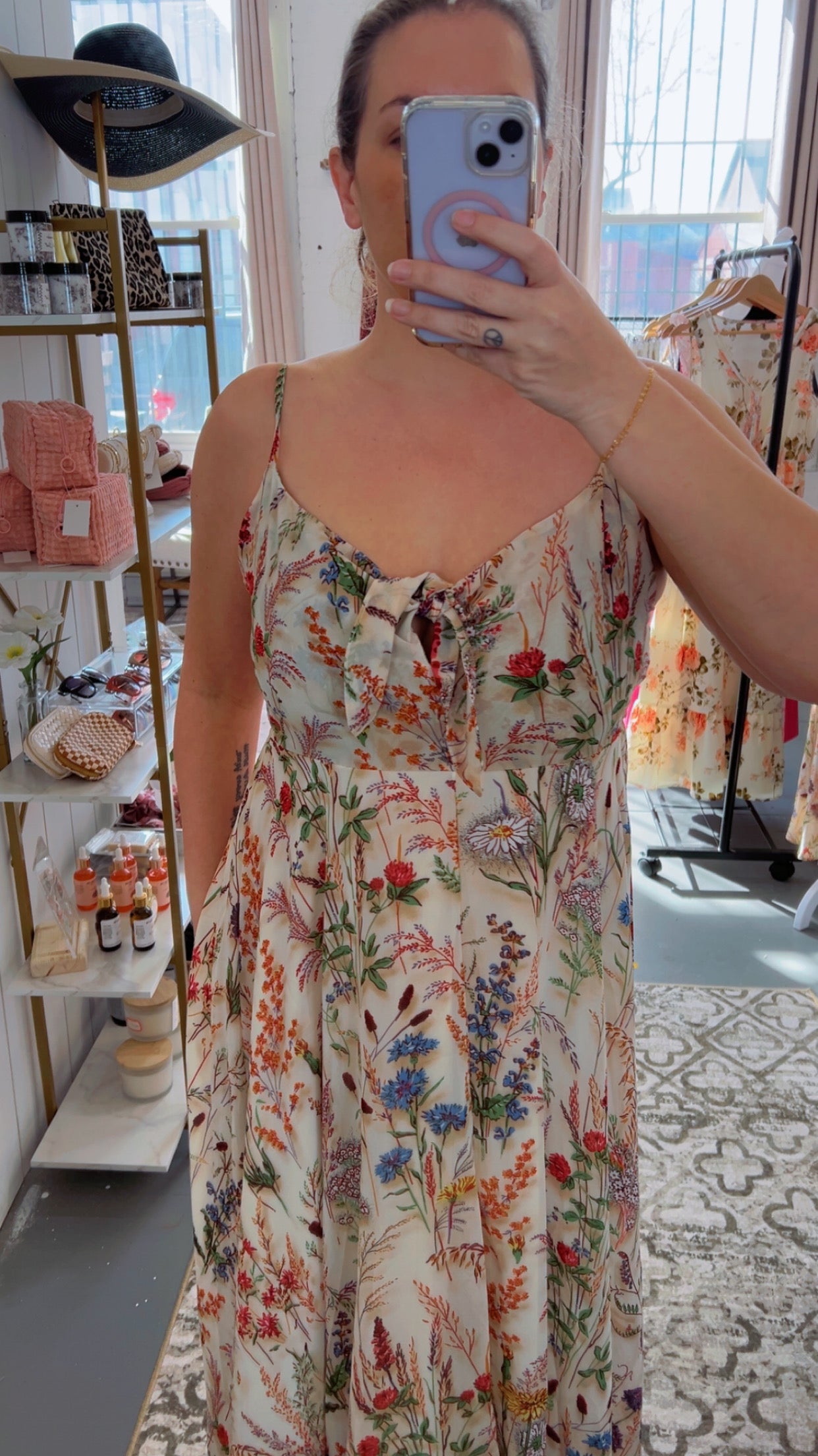 Boho Floral Maxi Dress
