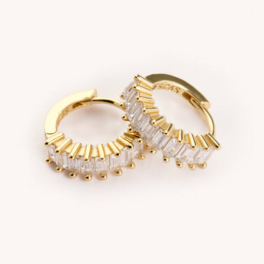 Small Diamond Huggies