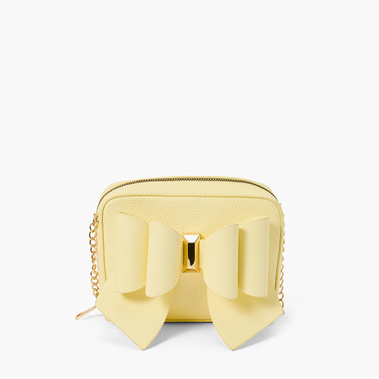 Yellow Bow Mini Crossbody
