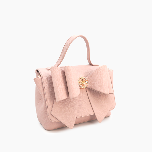 Blush Bow Crossbody Purse