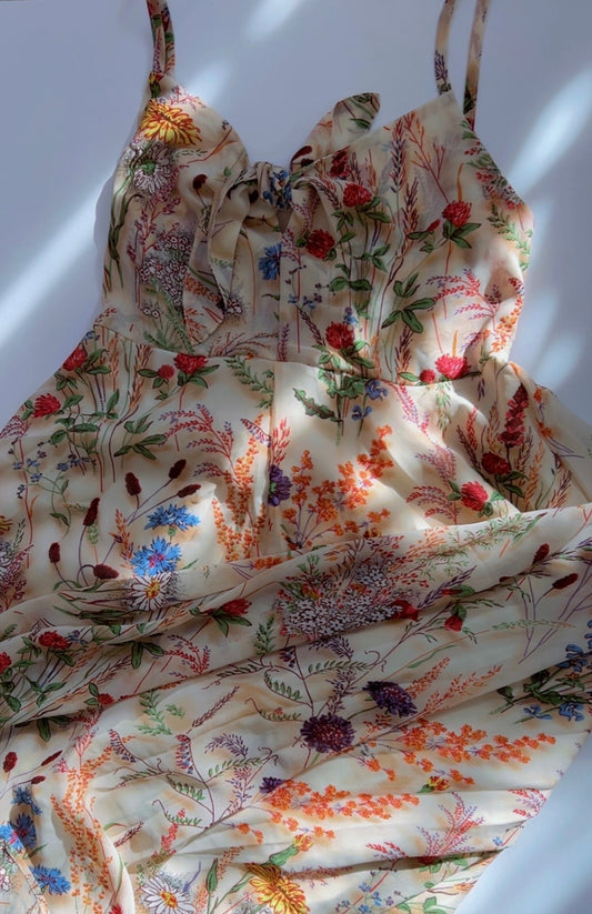 Boho Floral Maxi Dress