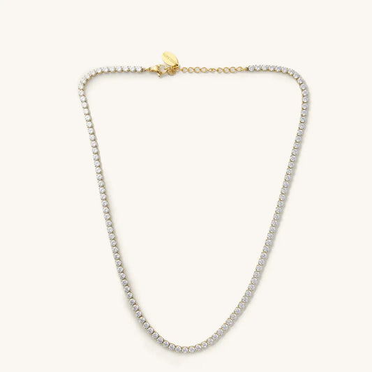 Gold Tennis Shimmer Necklace