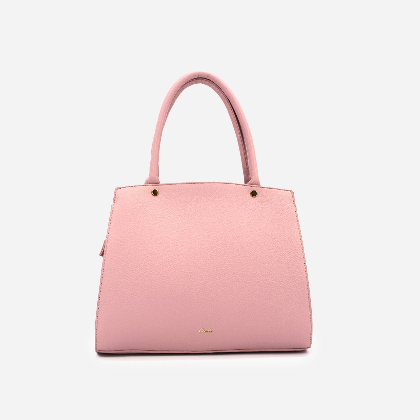Blush Cross Bow Satchel Handbag