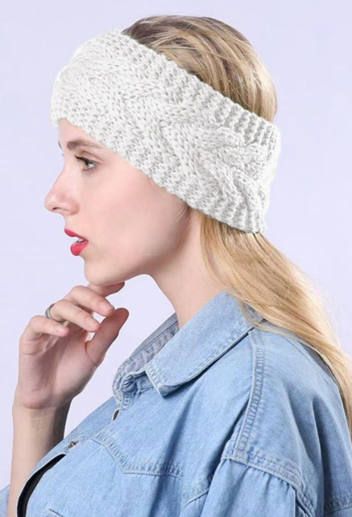 Crochet Cable Knit Headband