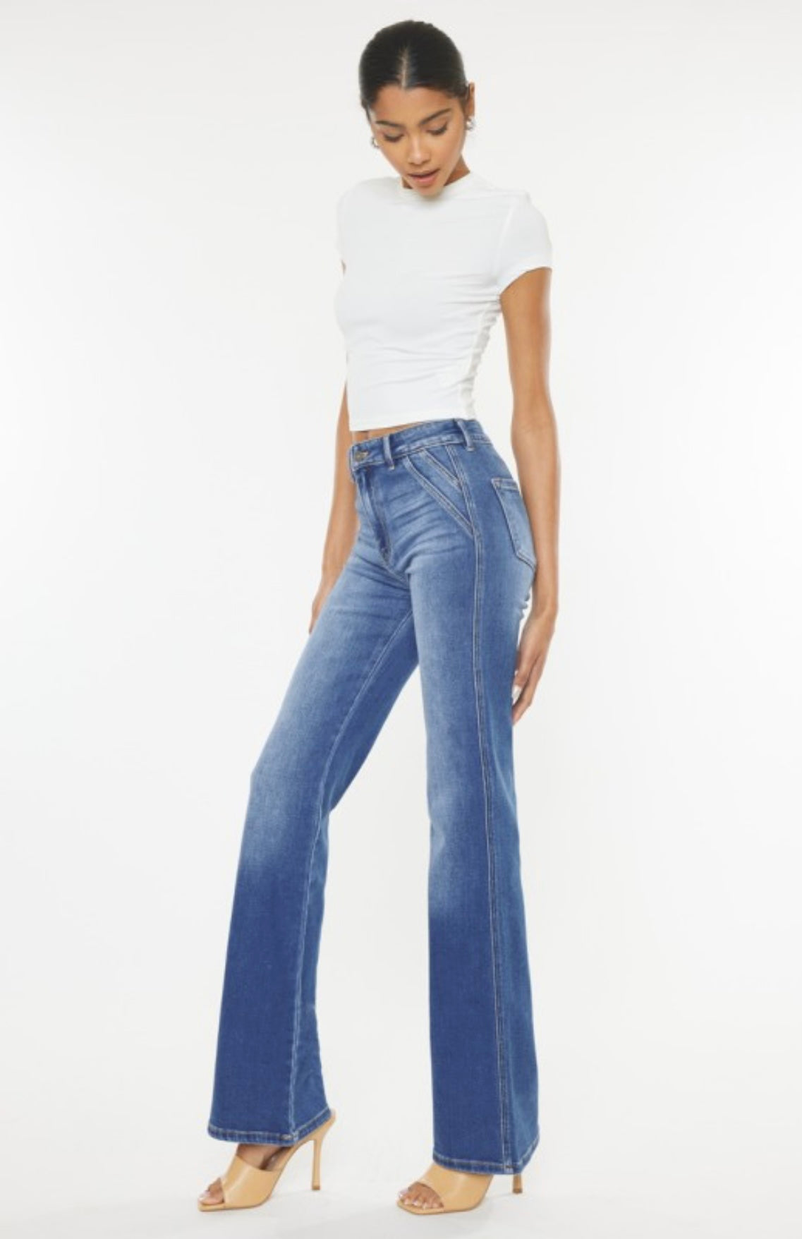Ultra High Rise Sculpted Flare Jeans