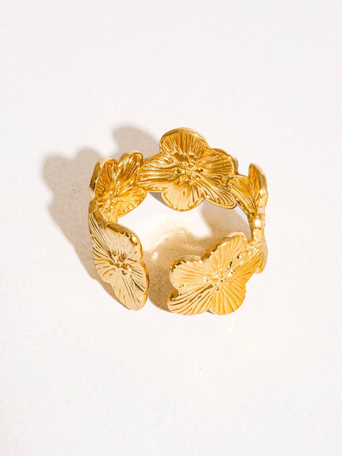 Gold Flower Ring