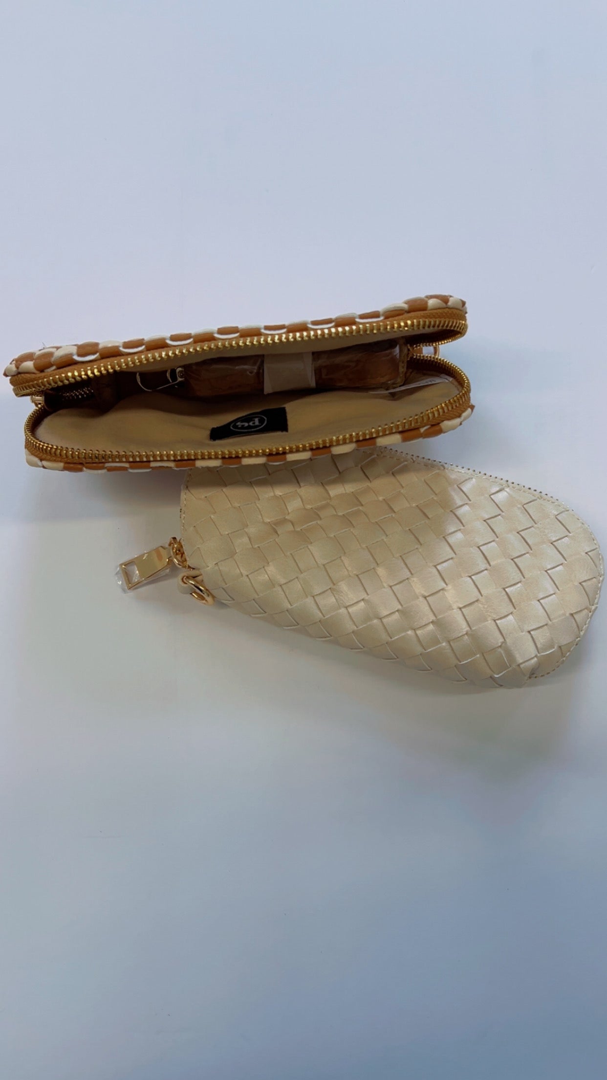 Woven Sunglass Case Wristlet