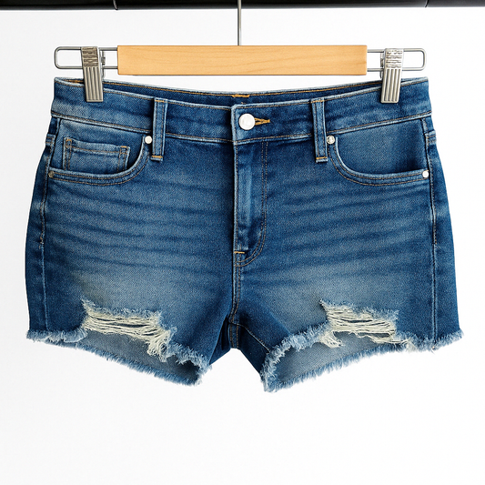 Summer Sun Mid Rise Denim Shorts