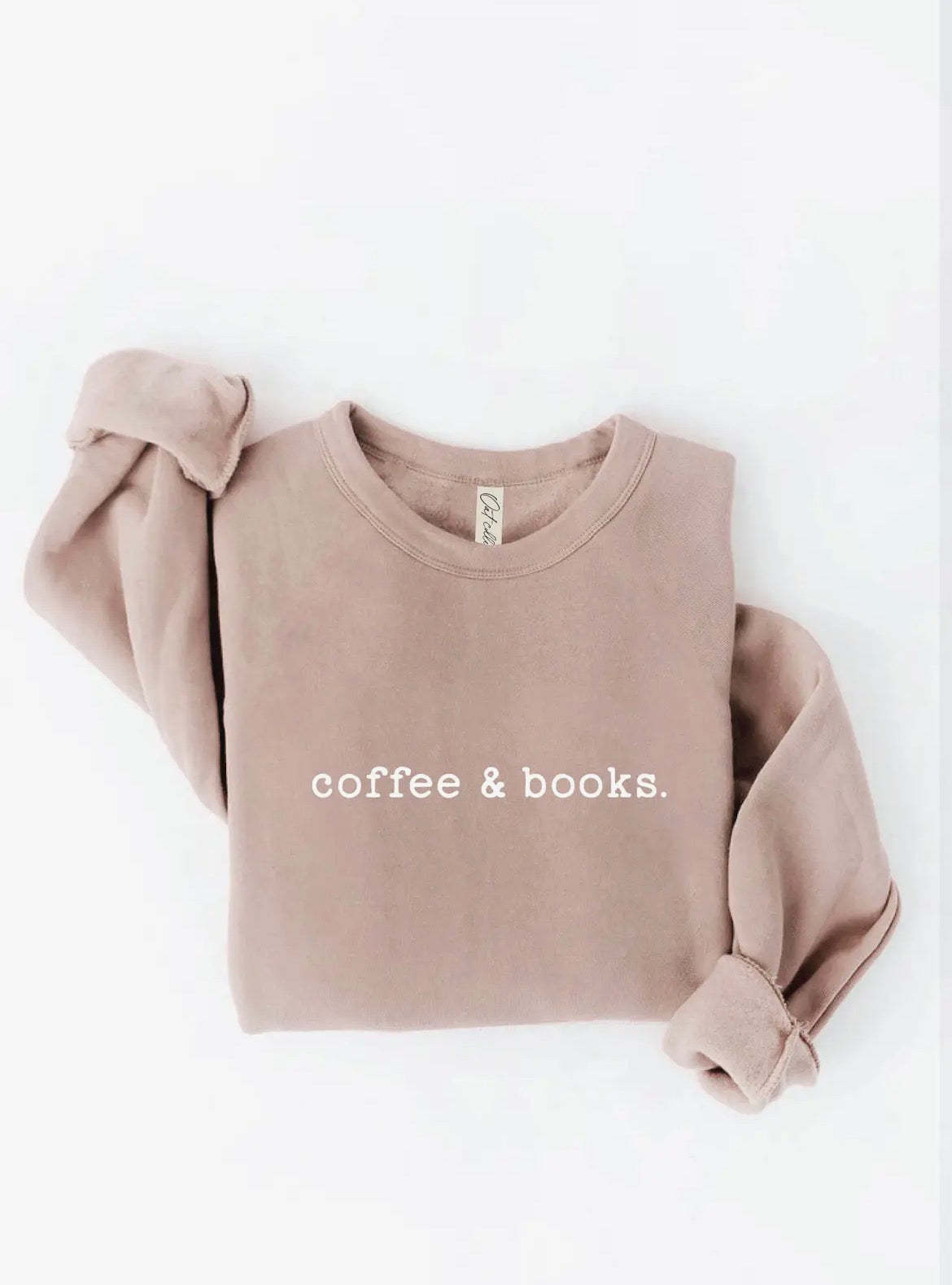 Coffee and Books Fleece Sweatshirt