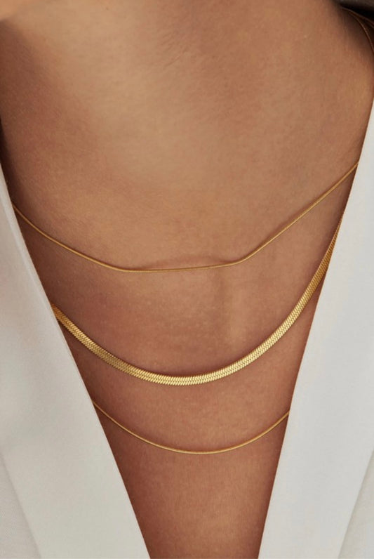 Multi Layer Gold Chain Necklace