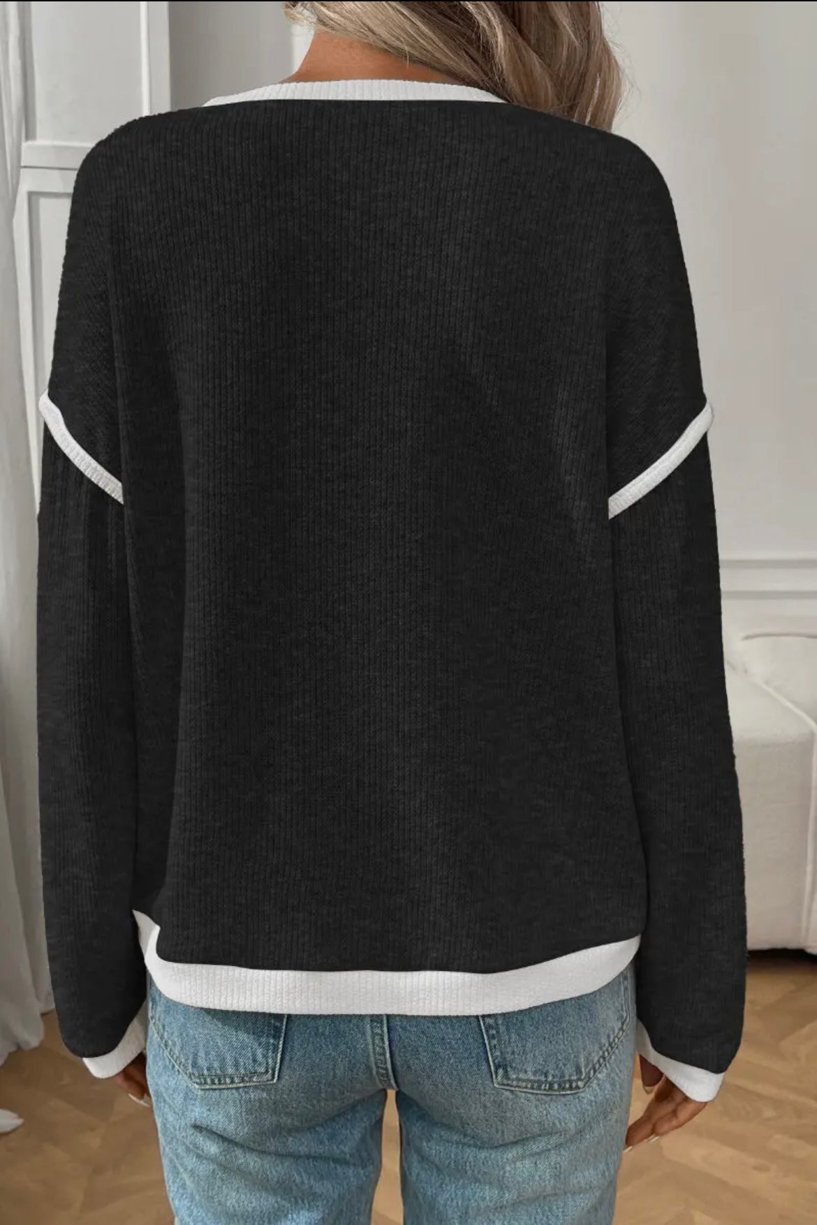 Colorblock Knit Sweater