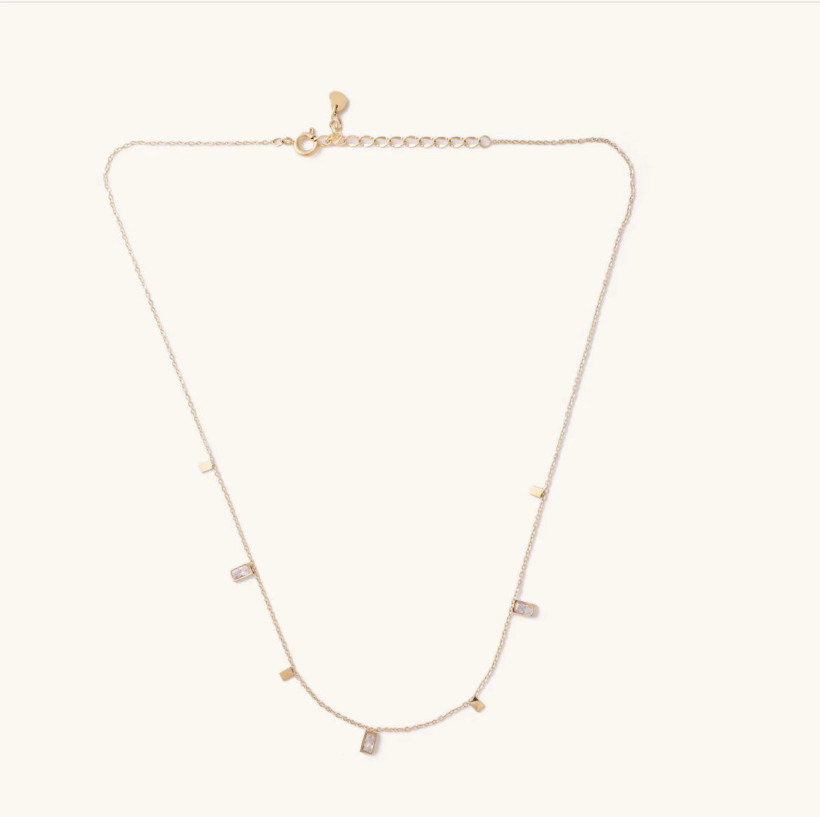 Baguette Crystal Necklace