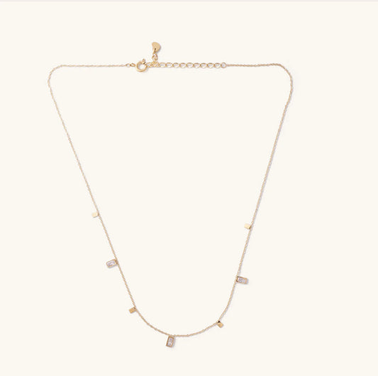 Baguette Crystal Necklace