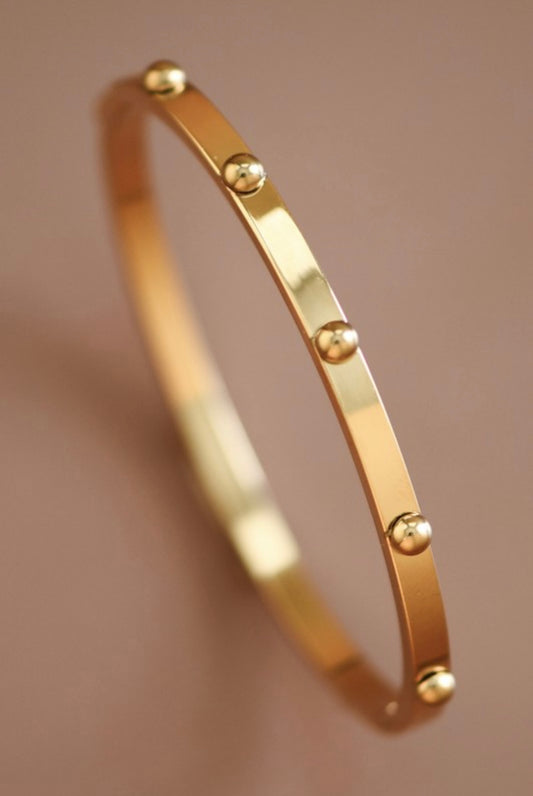 Gold Studded Bangle