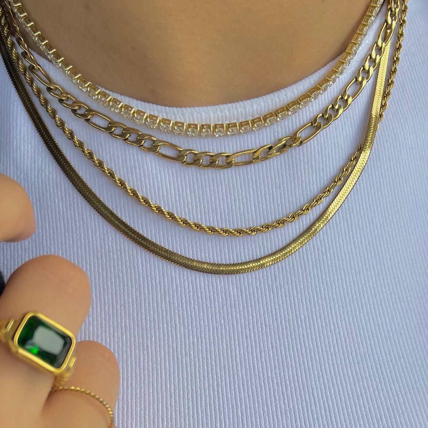 Skinny Golden Rope Necklace