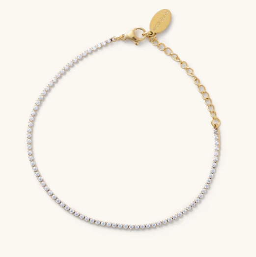 Gold Micro Tennis Bracelet