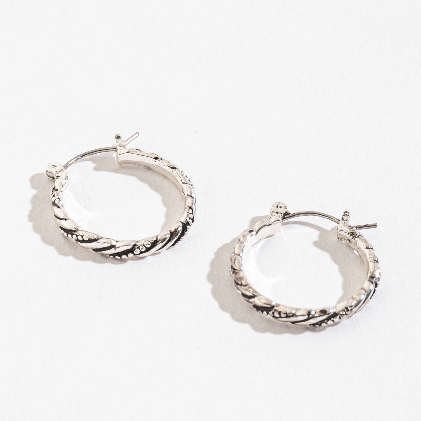 Twist Hoop Earrings