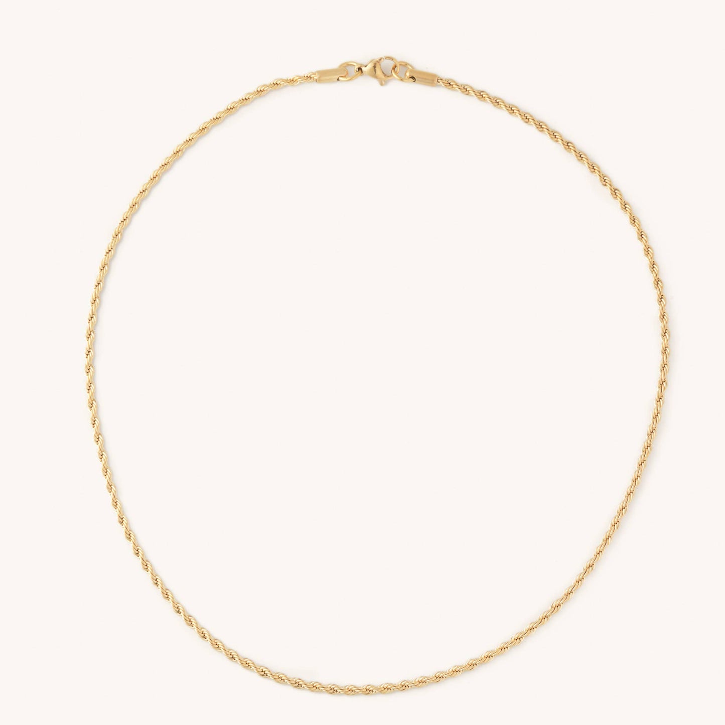 Skinny Golden Rope Necklace