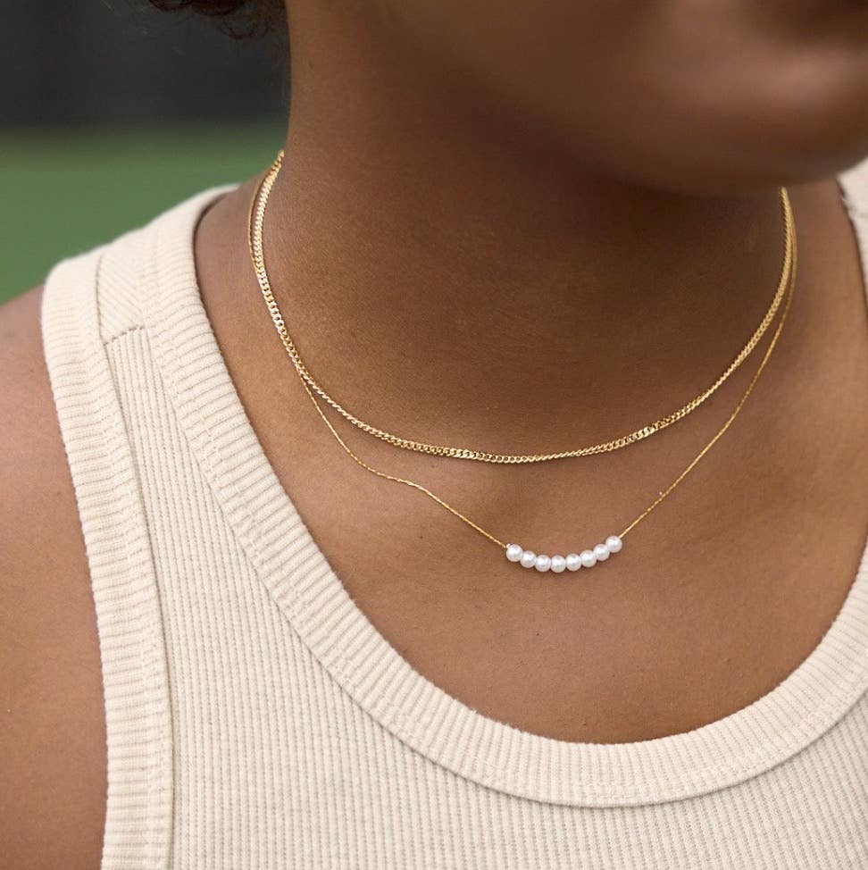 Dainty Freshwater Pearl Necklace