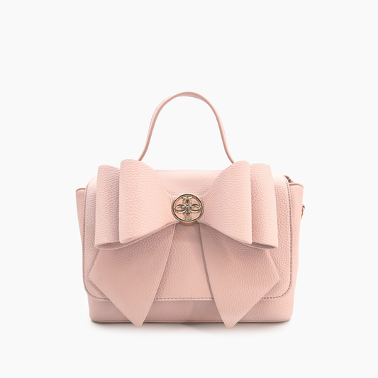 Blush Bow Crossbody Purse