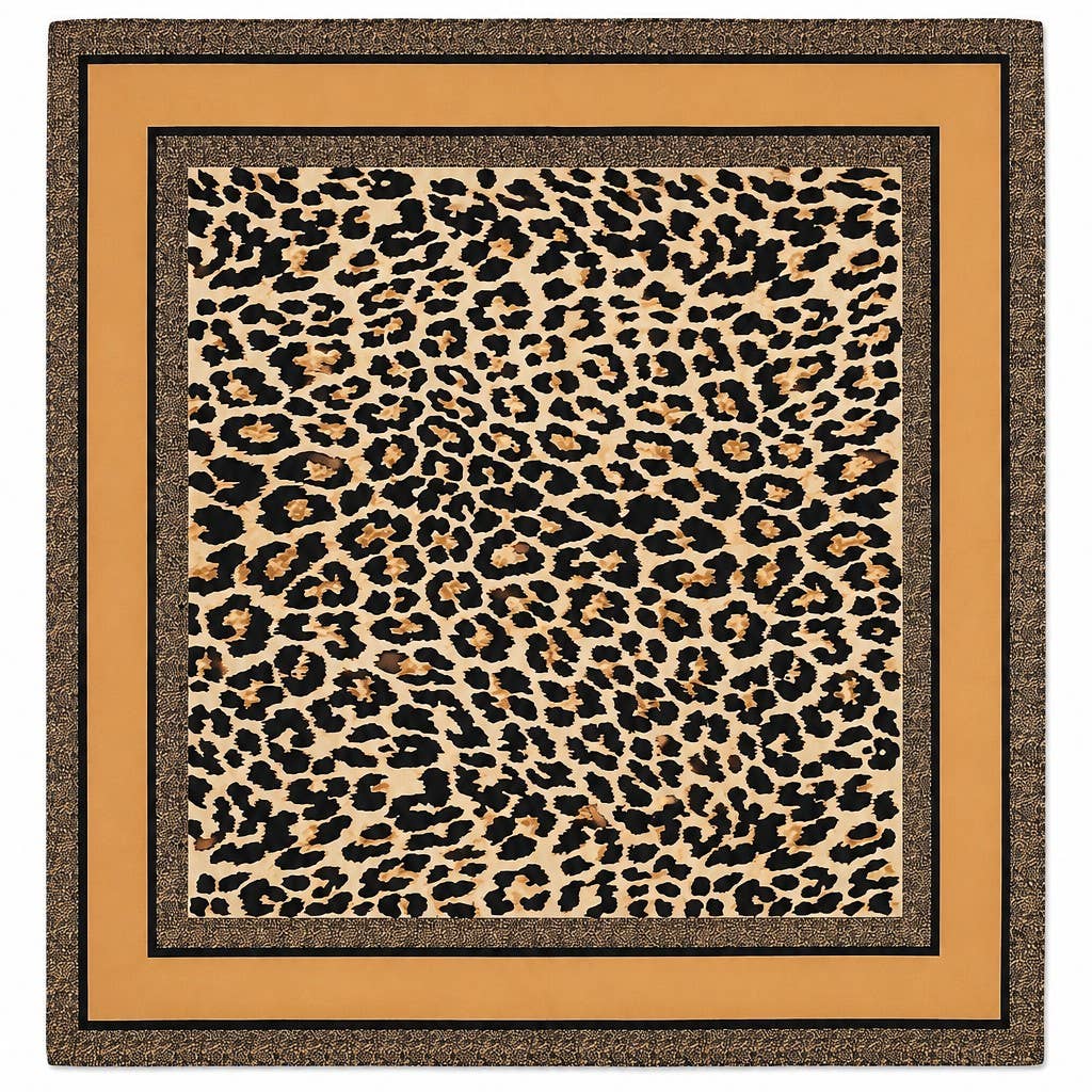 Leopard Silky Scarf